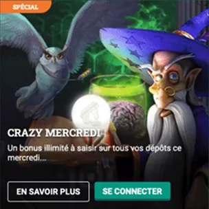 Promotion Crazy Mercredi Cresus Casino