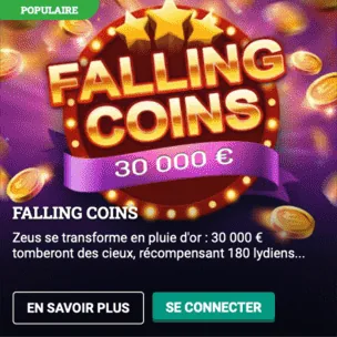 Bonus Falling Coins Cresus Casino