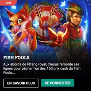 Bonus Fish Fools Cresus Casino