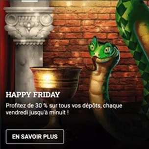 Promotion Happy Friday Cresus Casino